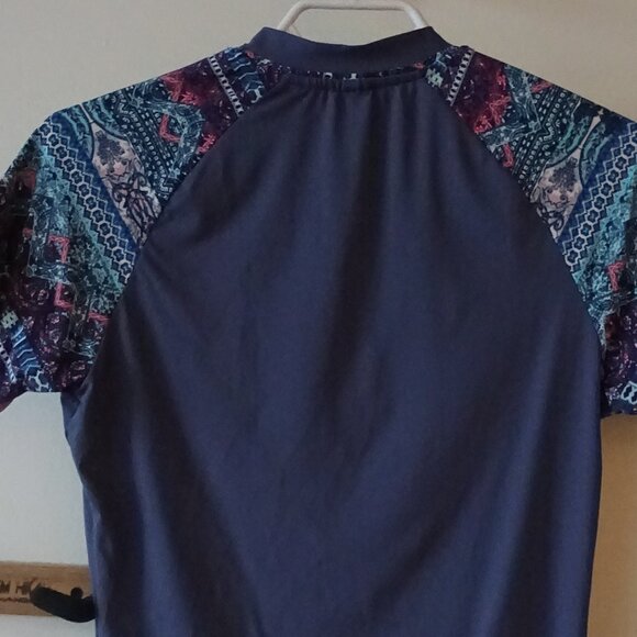 Piping Hot full-zip rash guard rashguard short-sleeve swim 6 SM S Small - Picture 14 of 14